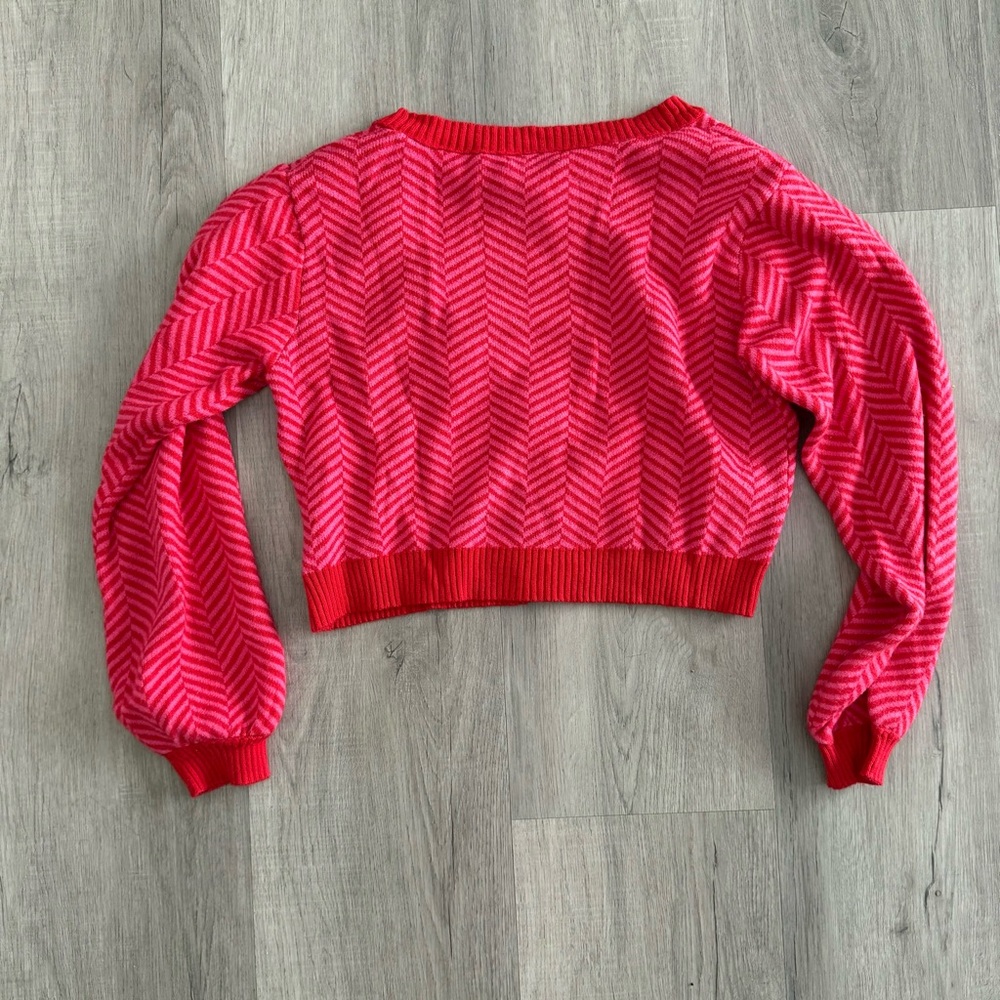 ❤️ Chevron Knit Cardigan and Tank Set - Picture 3 of 8